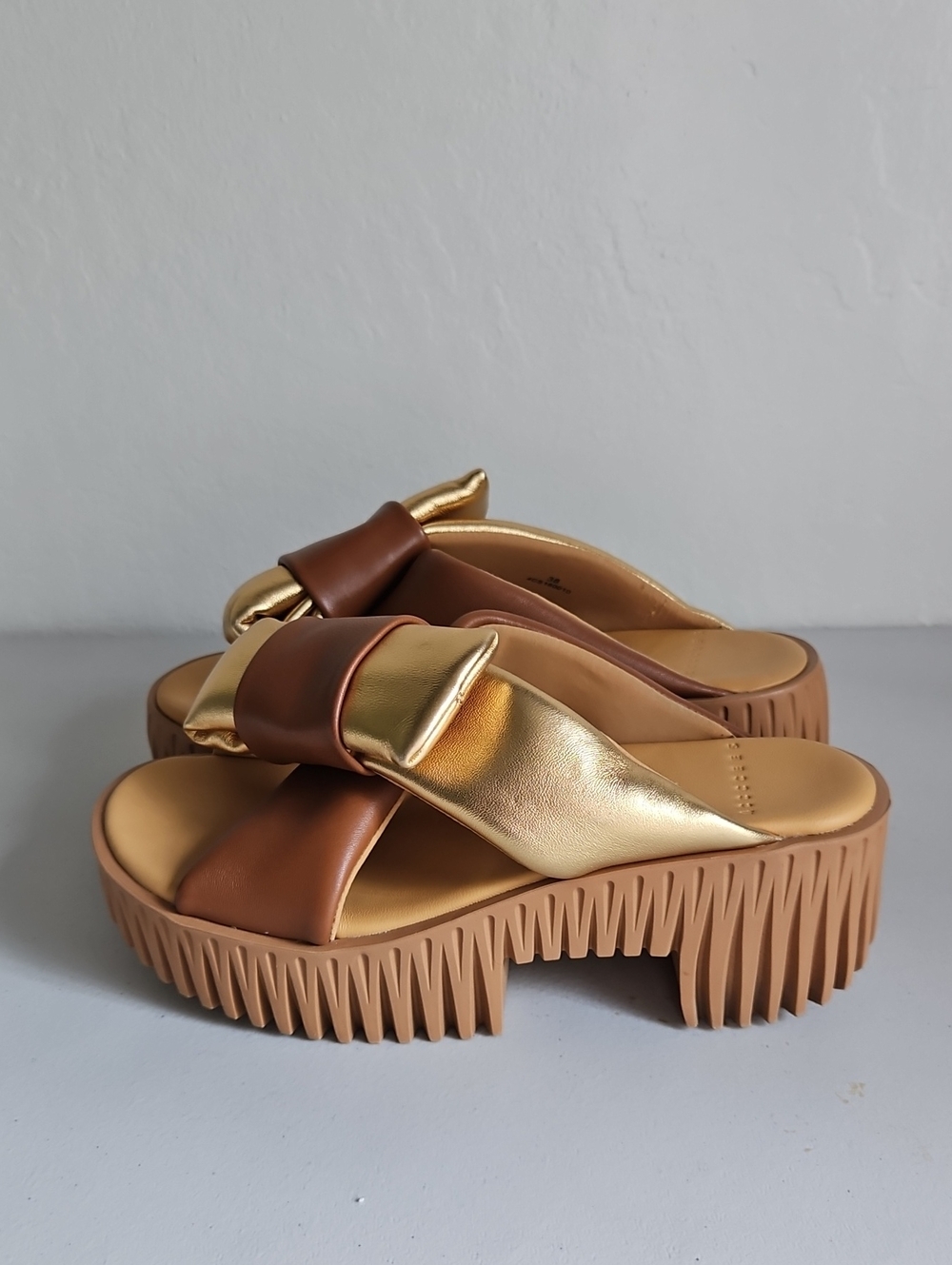4CCCCEES Plia Bow Platform Slide Sandal